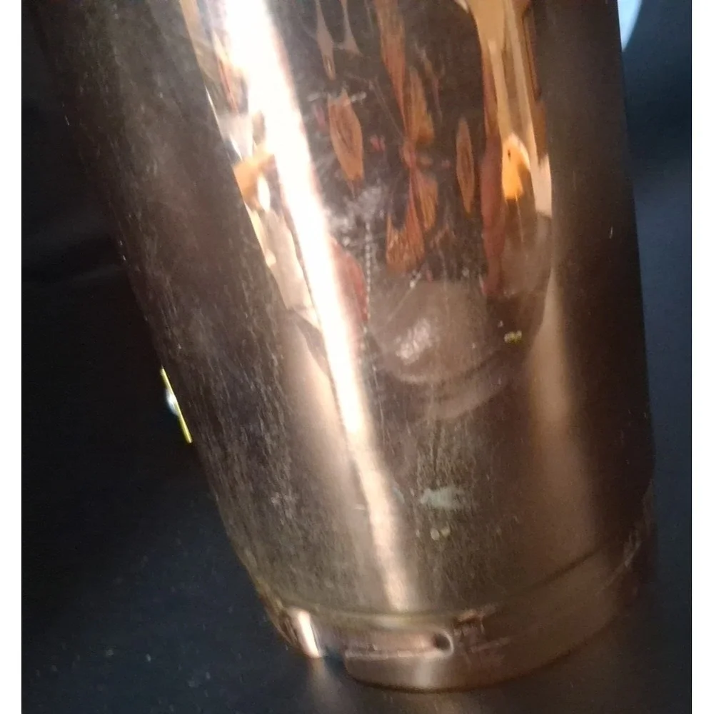 Vintage Solid‎ Copper And Brass Cheese Shaker Himark Ent, NY 6